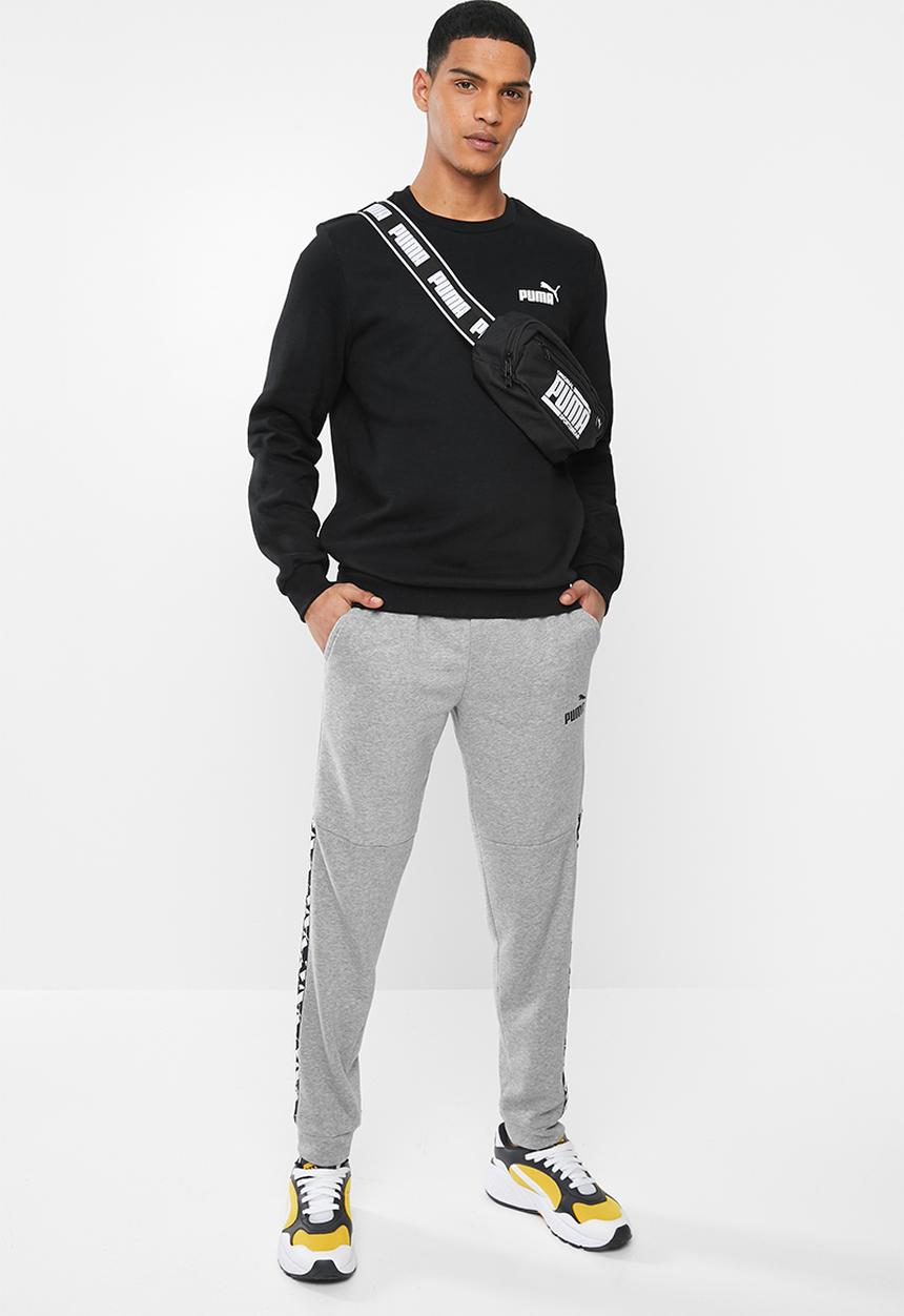 PUMA - Essential logo crew fleece sweat - puma black