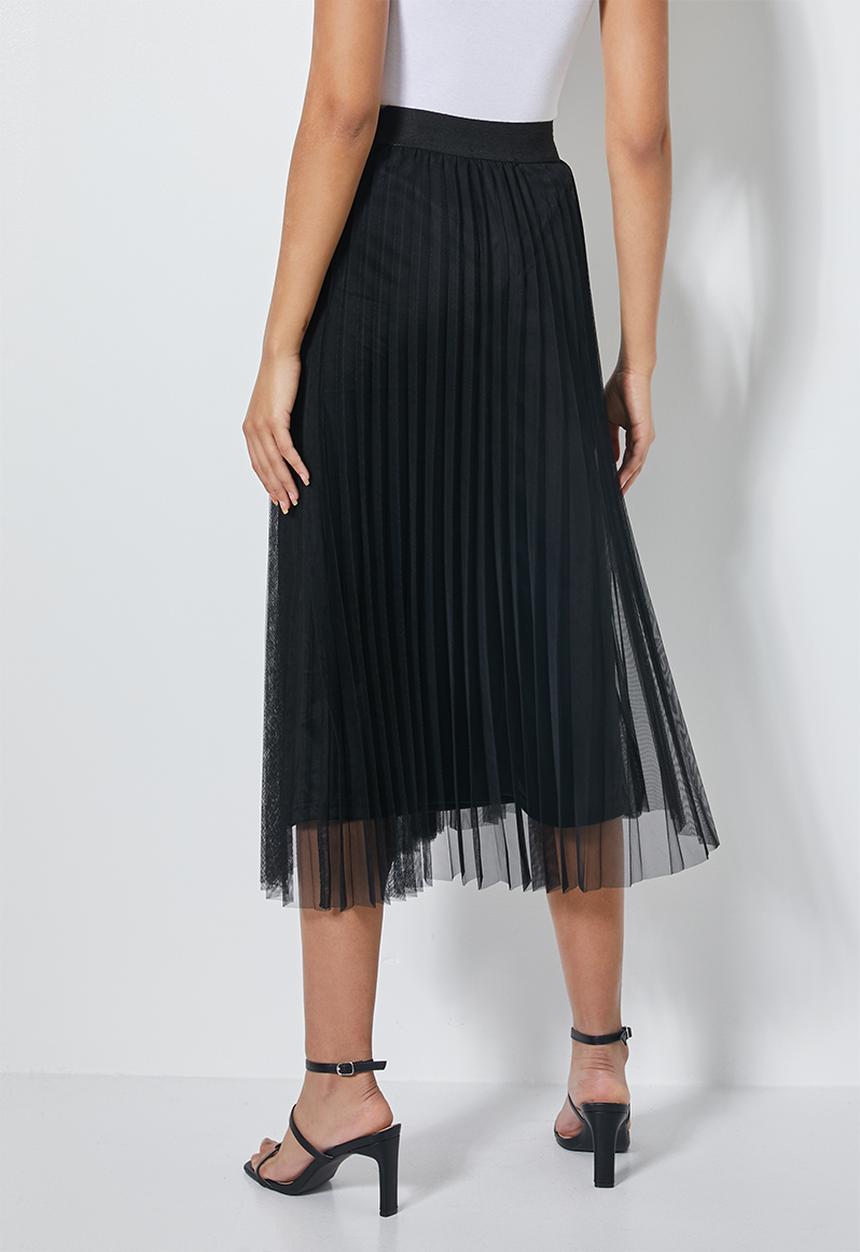 Superbalist - Pleated skirt - black