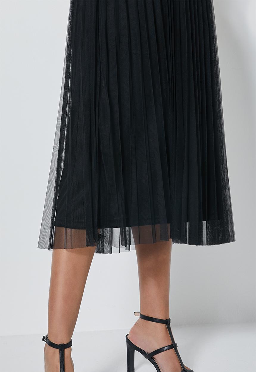 Superbalist - Pleated skirt - black