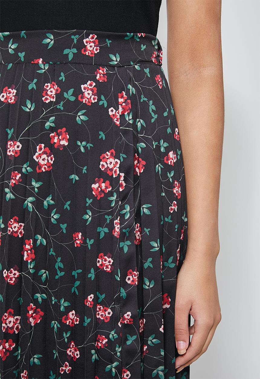 Superbalist - Asym pleated midi skirt - multi 
