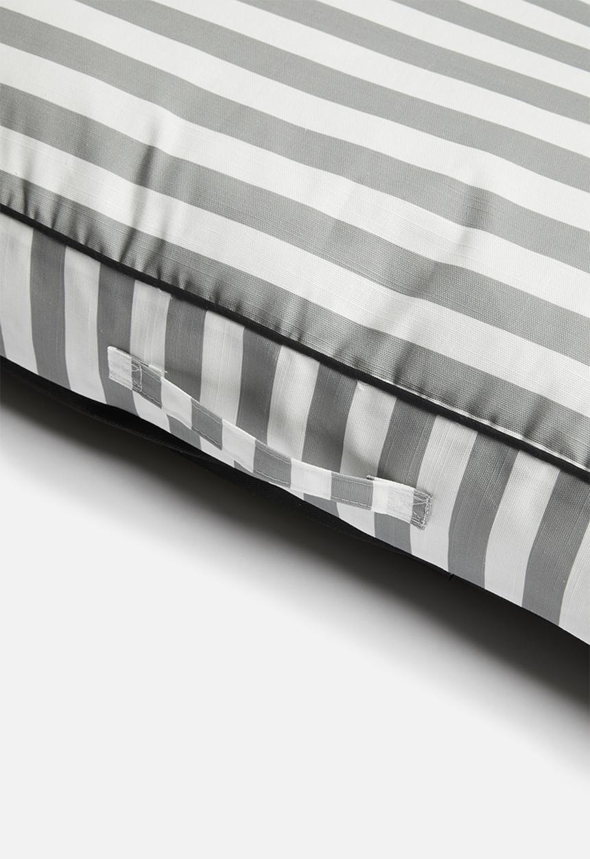 Sixth Floor - Pippin bed - grey & white stripe