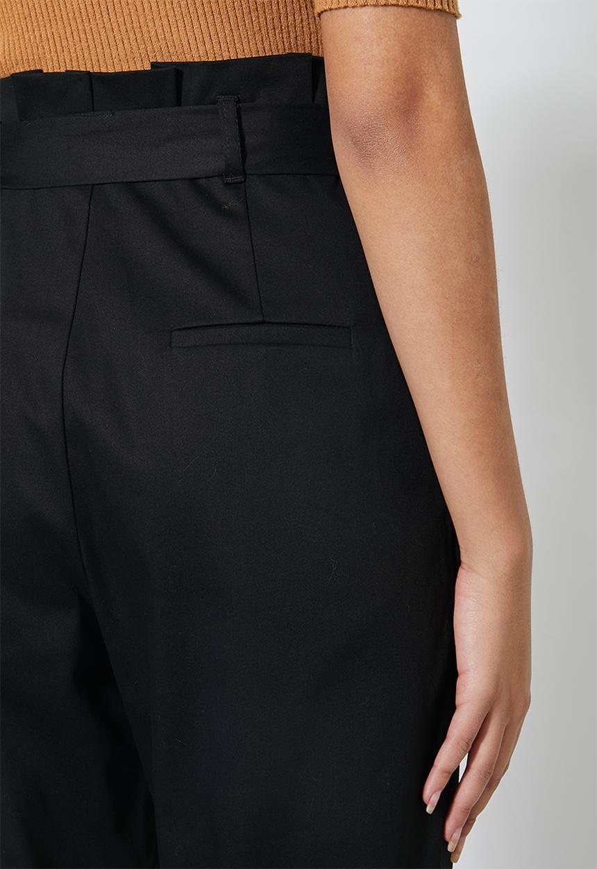 Superbalist - Paperbag pant - black