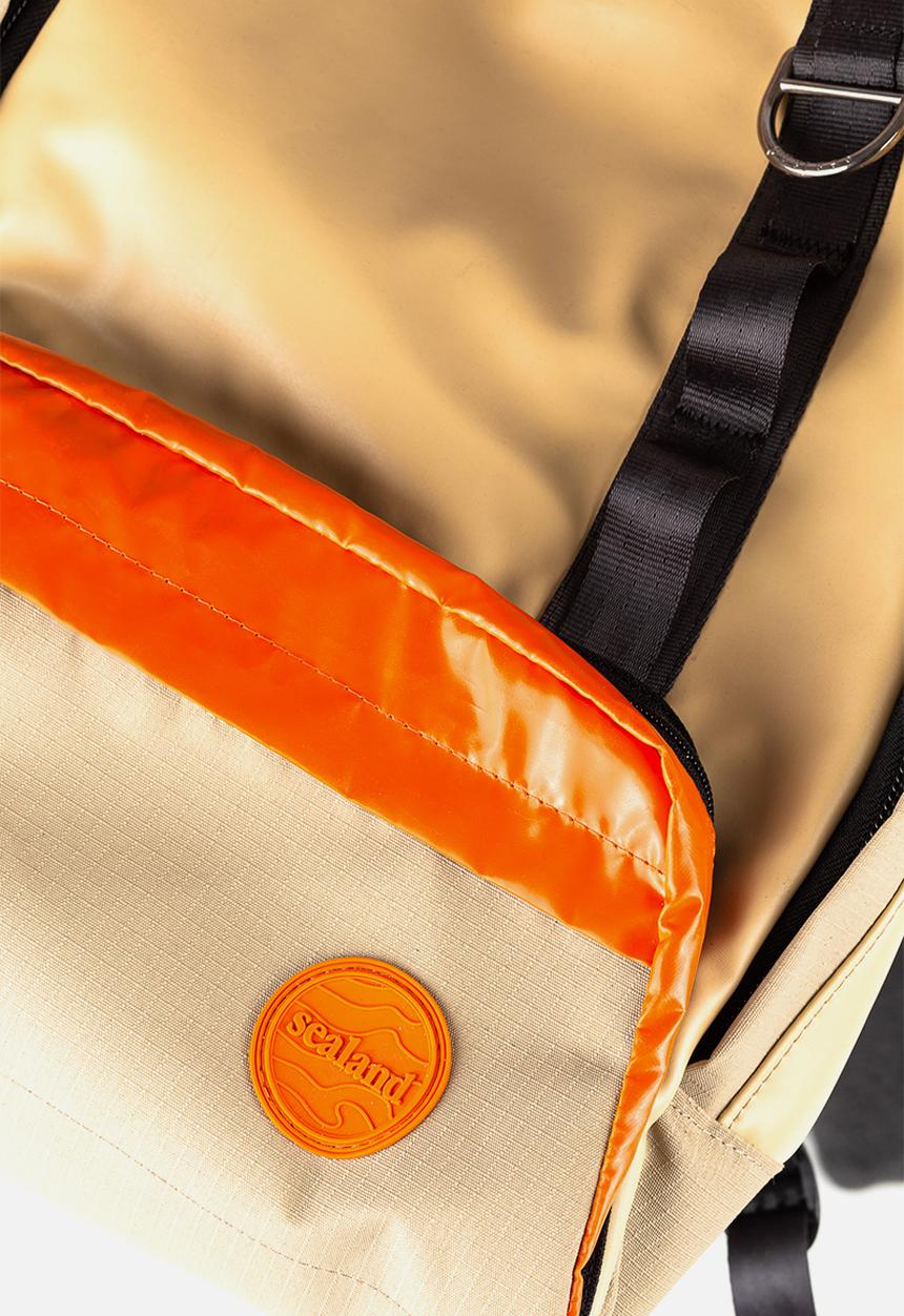 Sealand - Archi backpack - tan & orange 