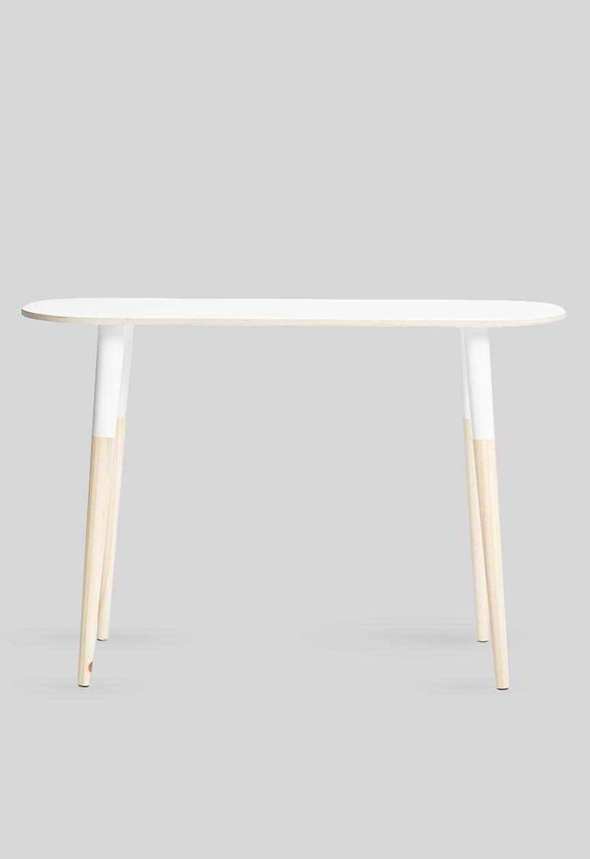 Native Decor - Pill console table - white