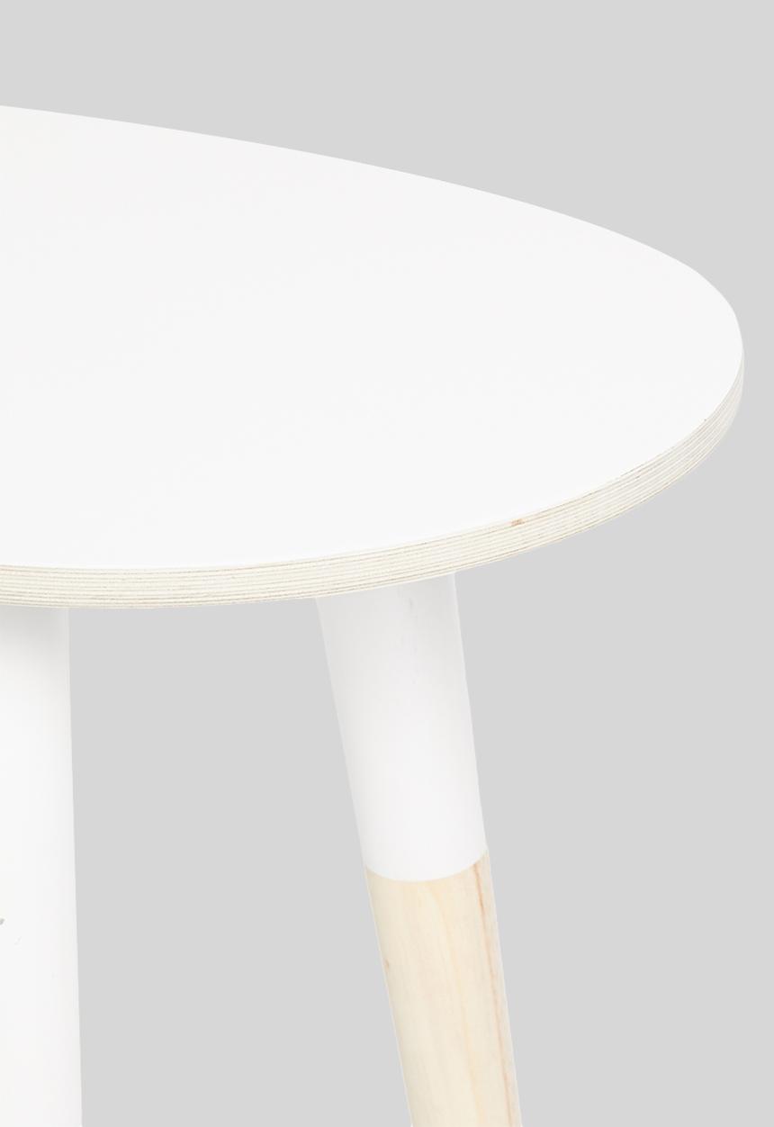 Native Decor - Pill console table - white