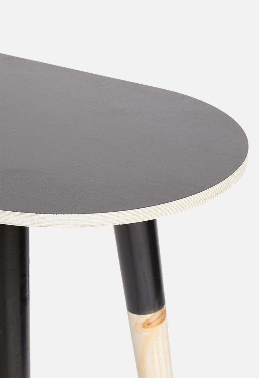 Native Decor - Pill console table - black