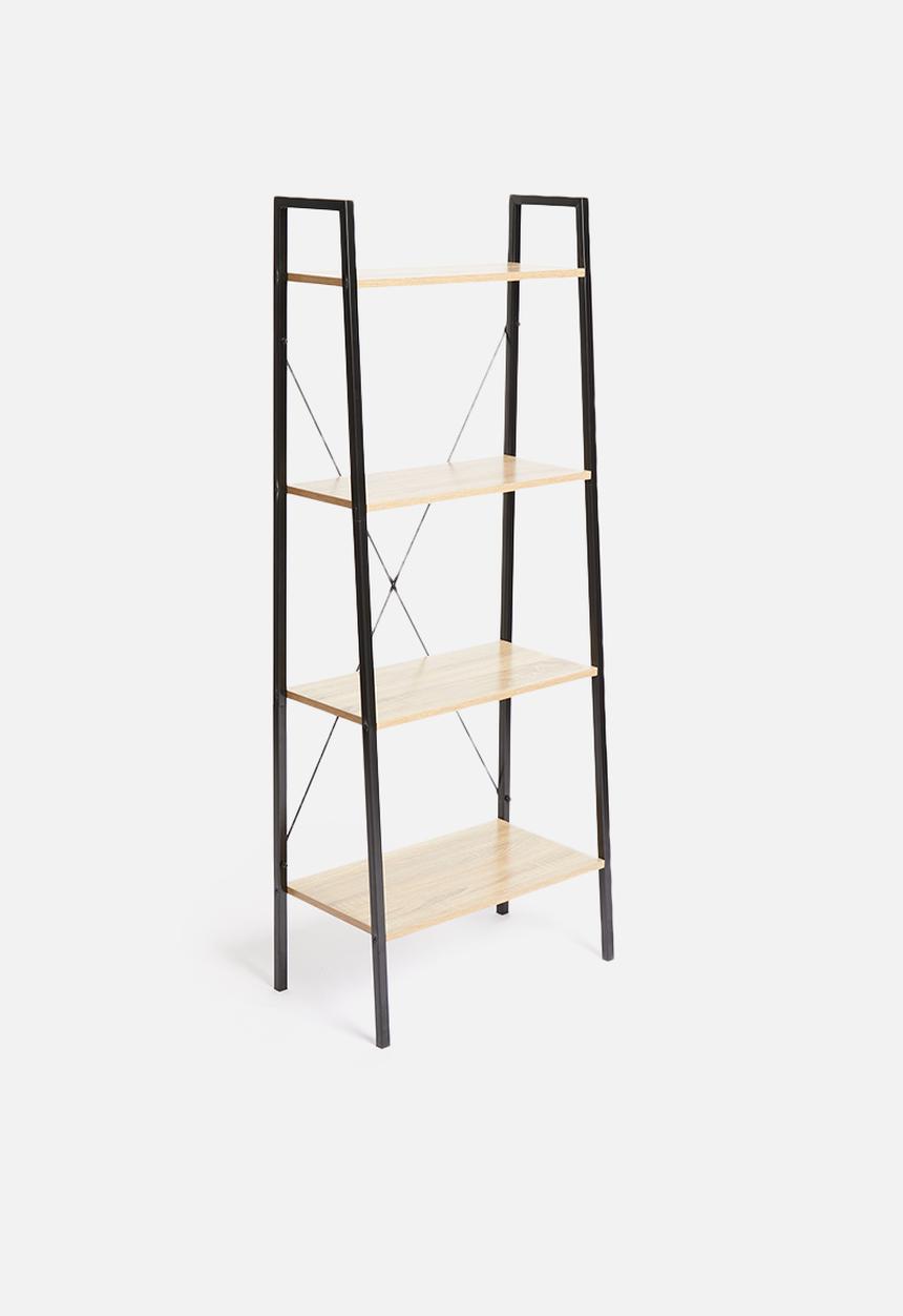 H&S - Metal bookcase - natural & black 
