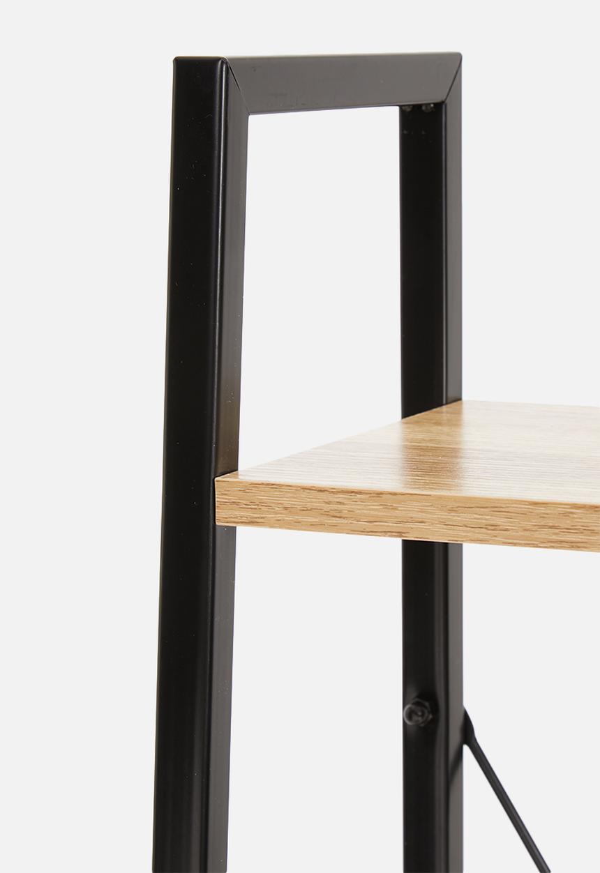 H&S - Metal bookcase - natural & black 
