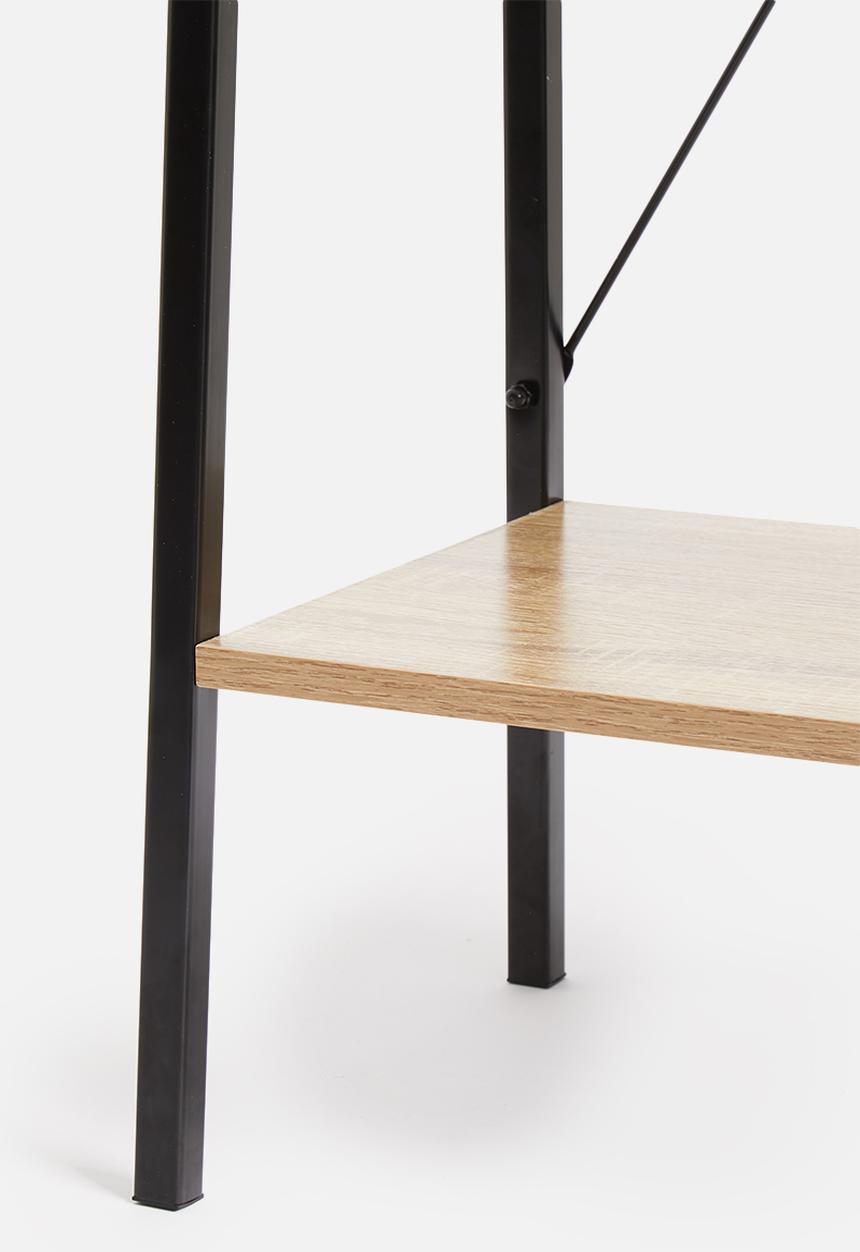 H&S - Metal bookcase - natural & black 