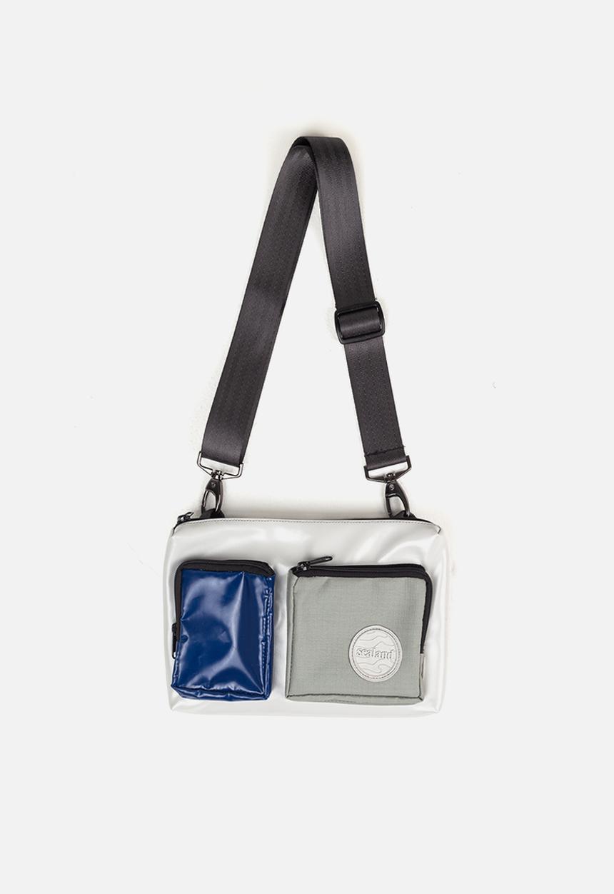 Sealand - Grab crossbody - grey & blue