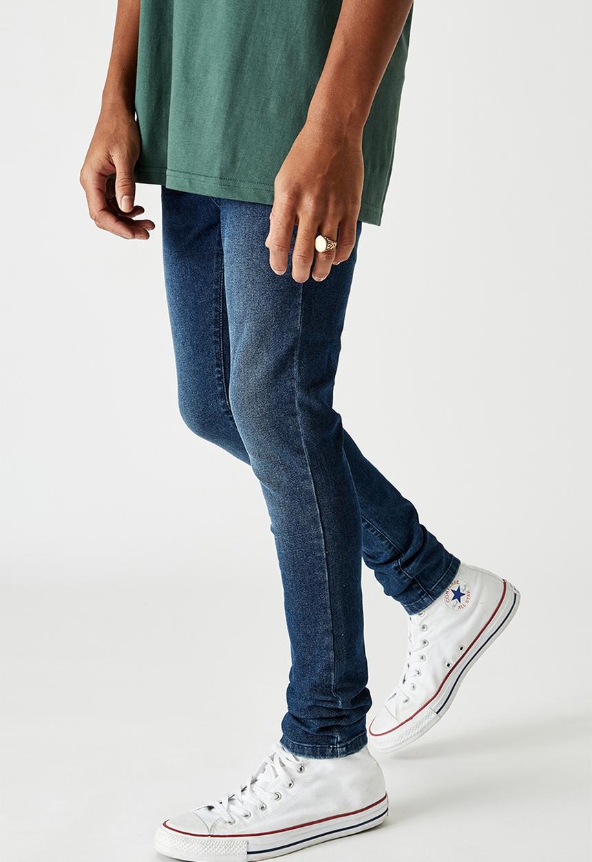 Factorie - Super stretch super skinny jean - bright ink blue