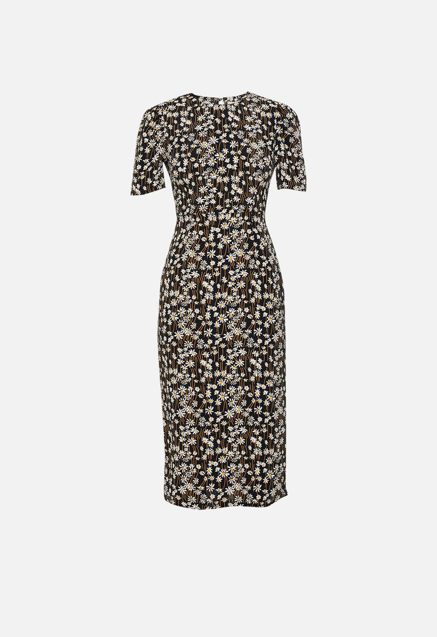 Glamorous - Petite daisy midi tea dress - multi
