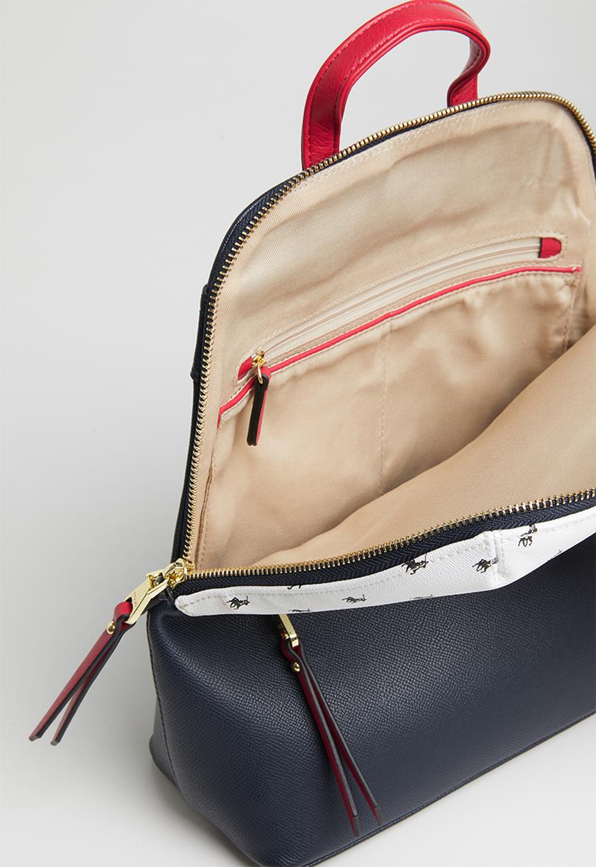 POLO - Monicello backpack - navy & white