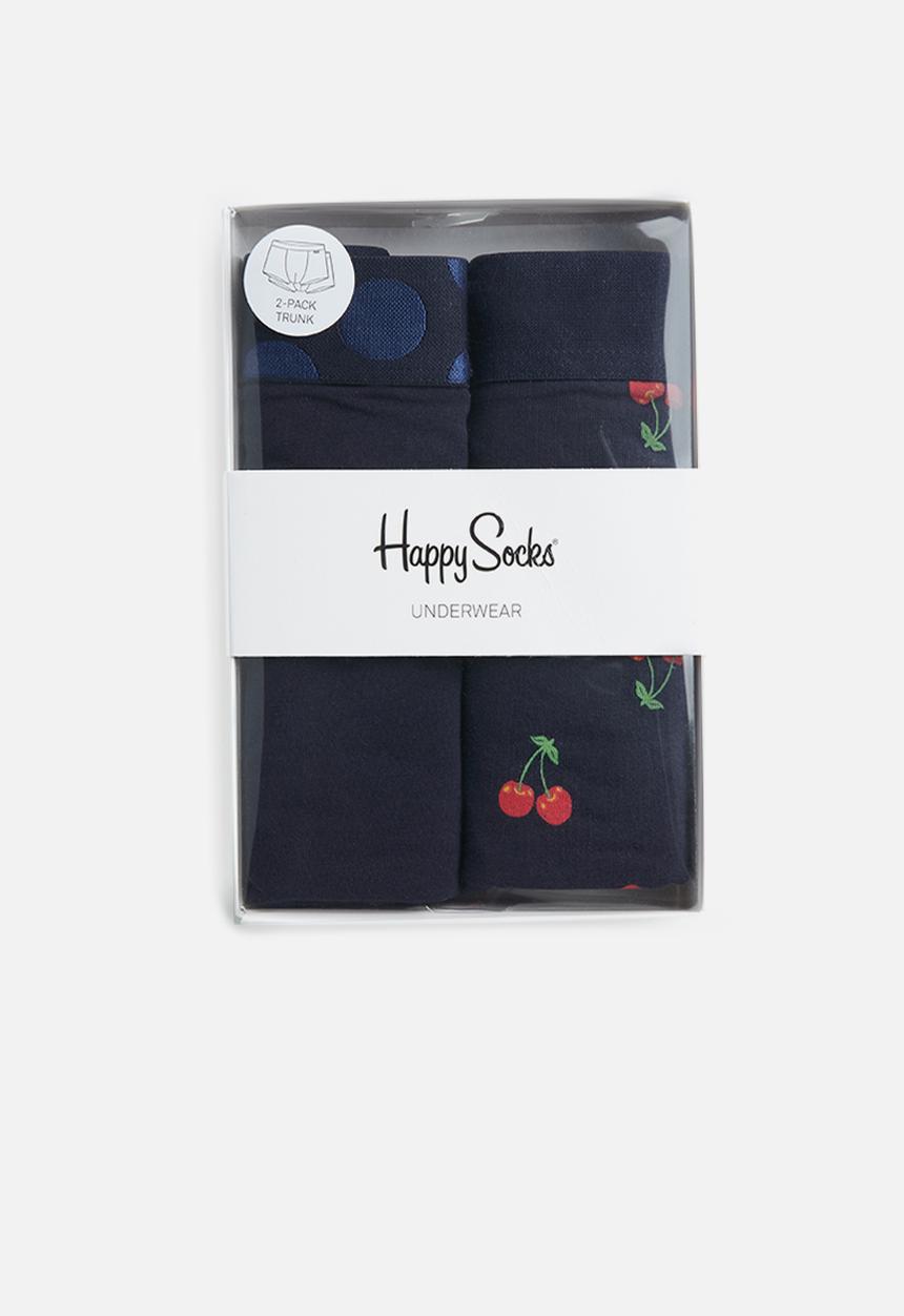 Happy Socks - 2-Pack cherry trunks - navy
