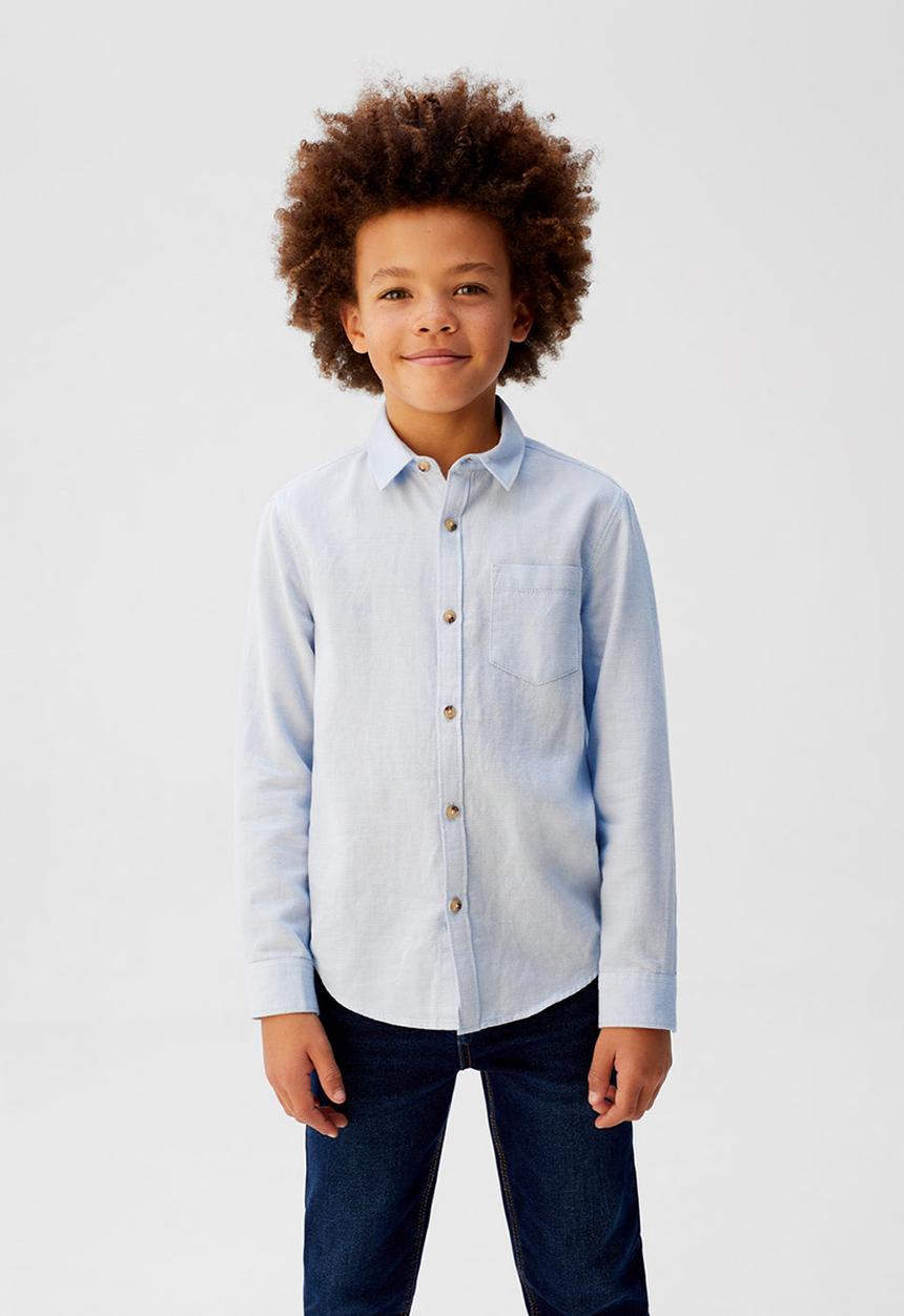 MANGO - Shirt brenni - blue