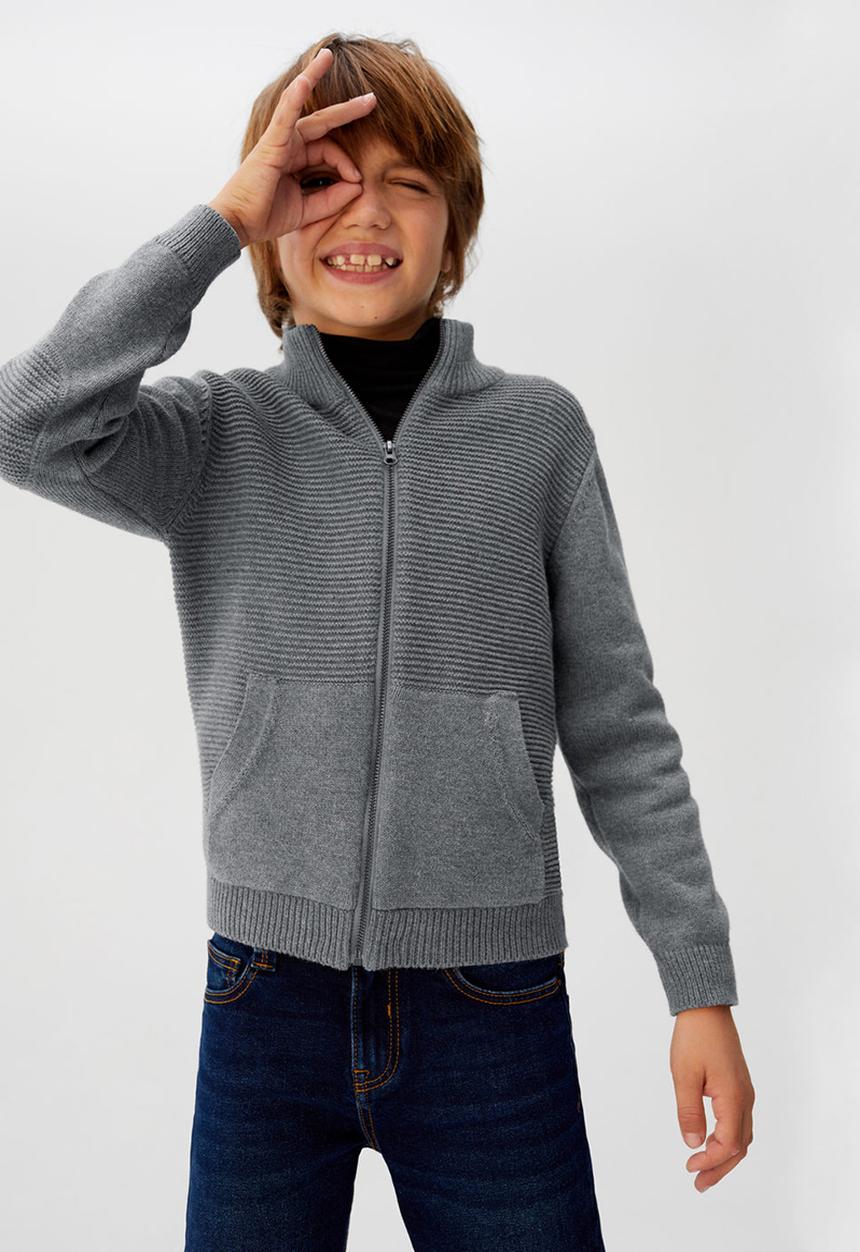 MANGO - Cardigan david6 - grey