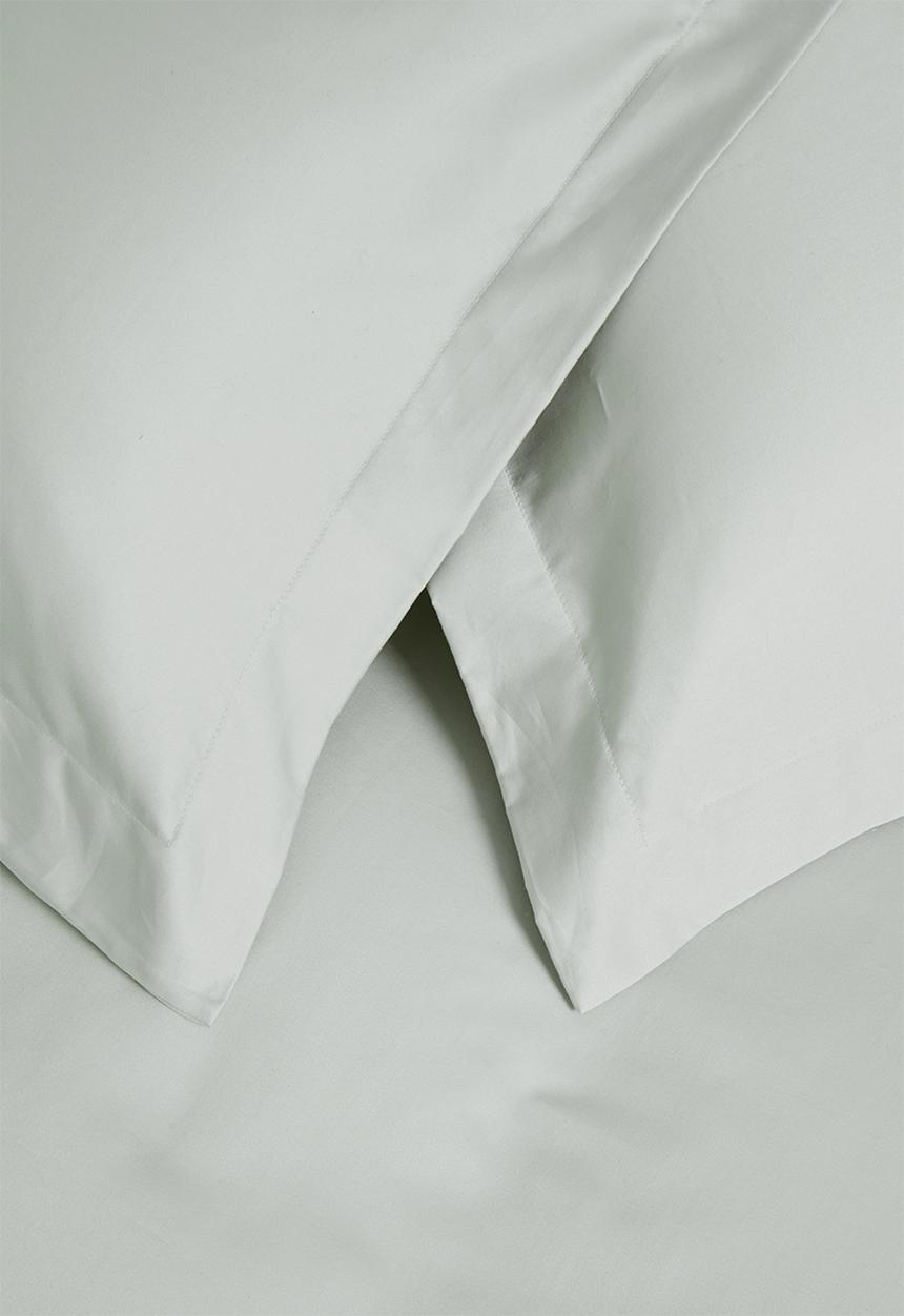Sheraton Textiles - 400tc Egyptian cotton oxford duvet cover set - sea foam green