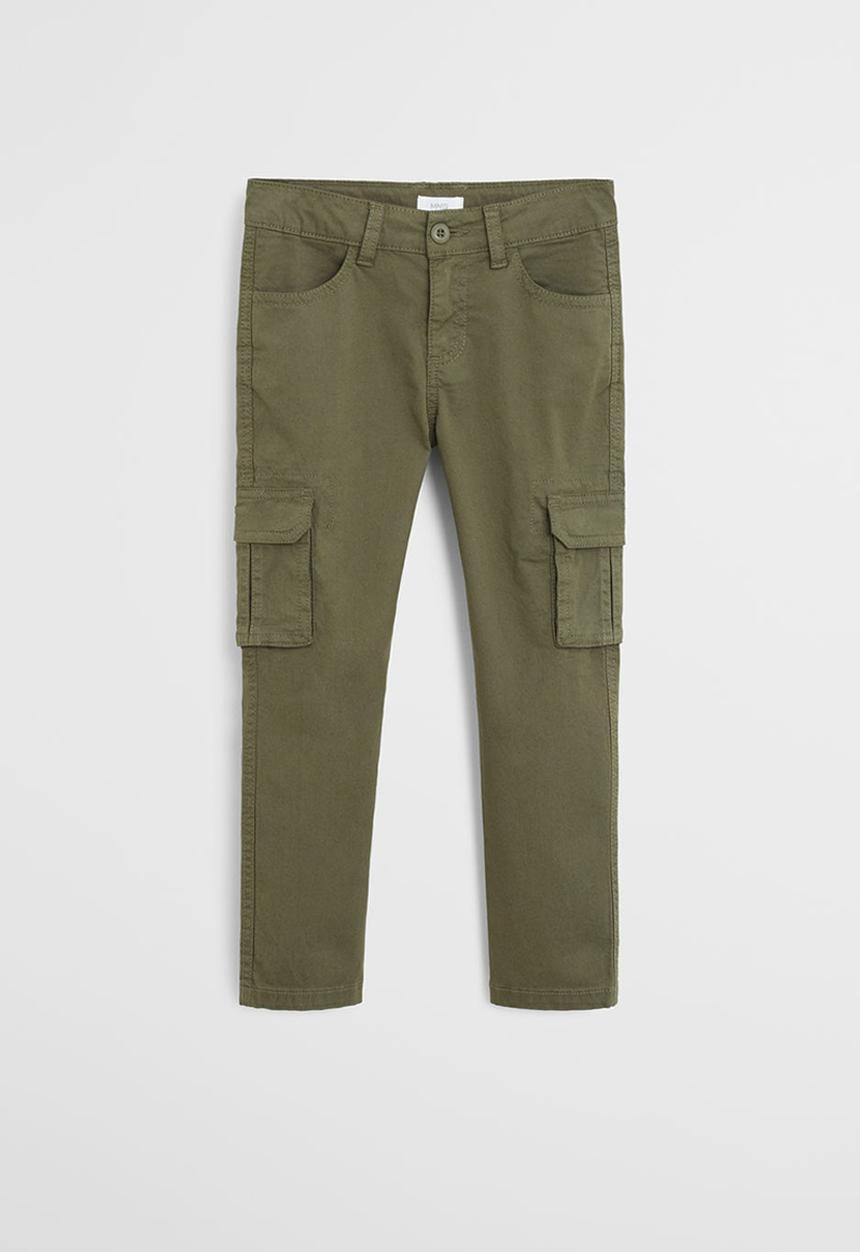 MANGO - Trousers kike - khaki