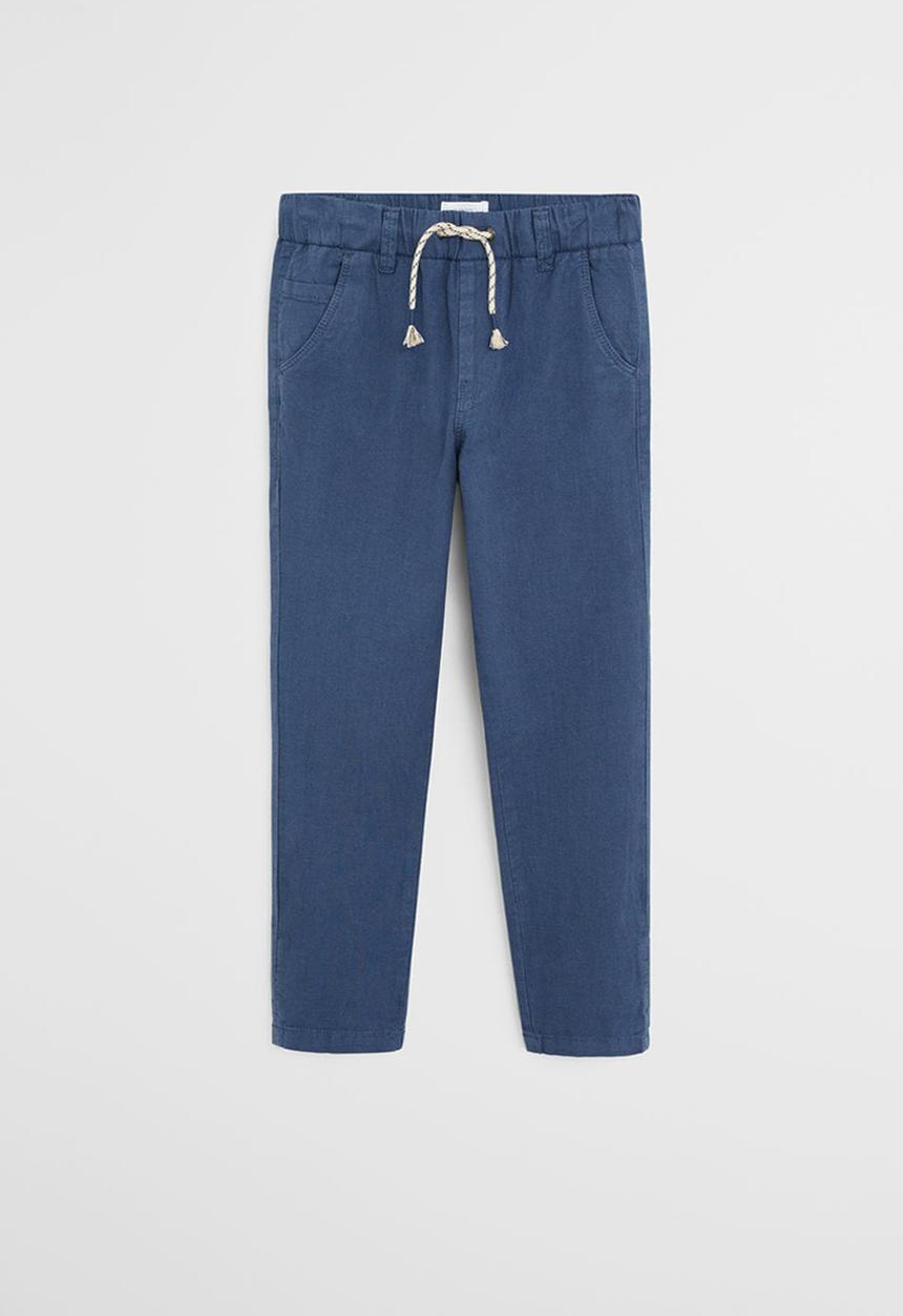 MANGO - Trousers nico6 - blue