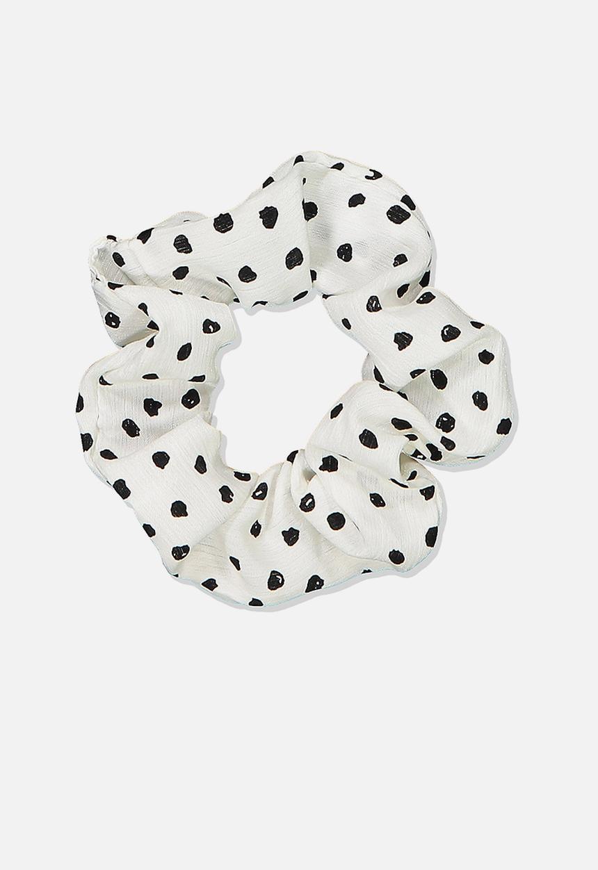 Rubi - So me scrunchie  - white pretty spot