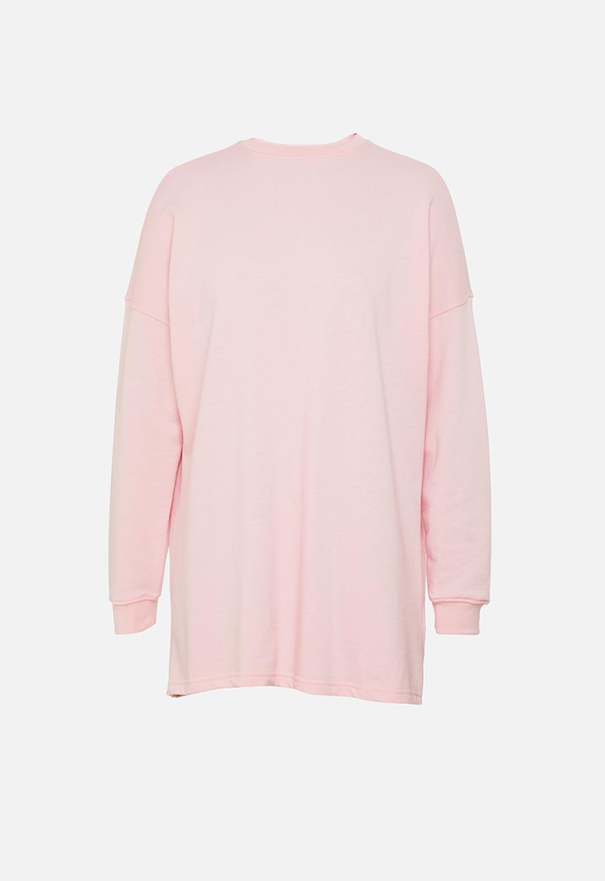 Missguided - Petite oversized sweater dress - pink