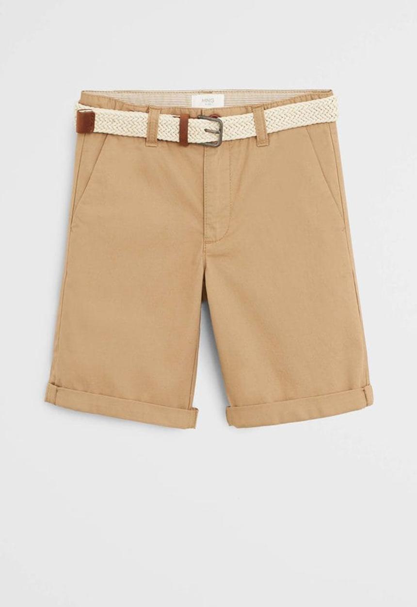 MANGO - Bermuda shorts pico6 - beige