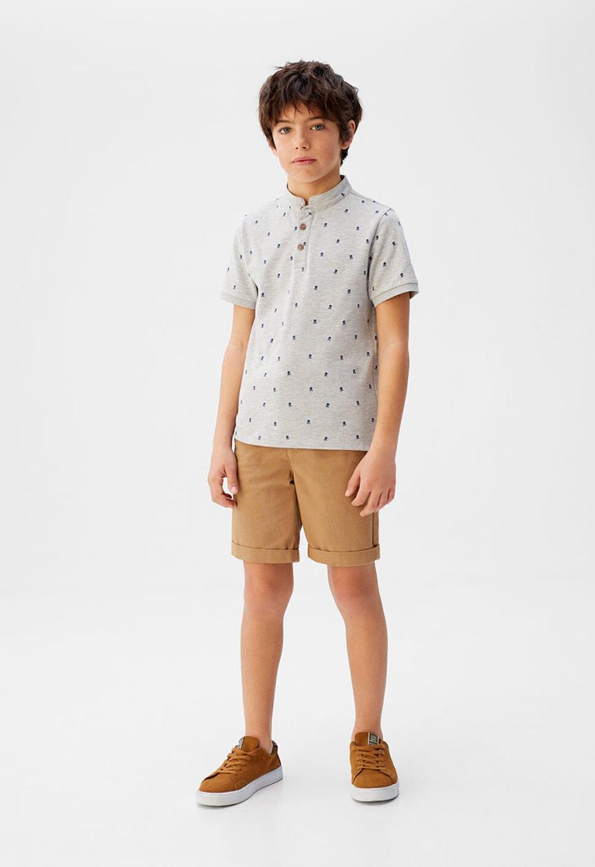 MANGO - Bermuda shorts pico6 - beige