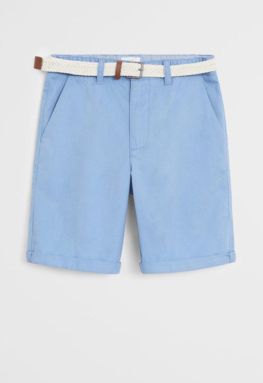 MANGO - Bermuda shorts pico - blue