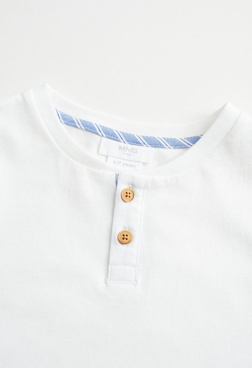 MANGO - Pyjama pack matias - white & blue 