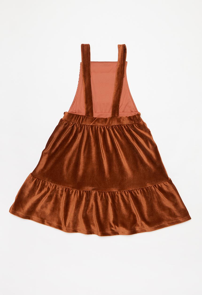 Superbalist Kids - Girls corduroy pinafore - rust