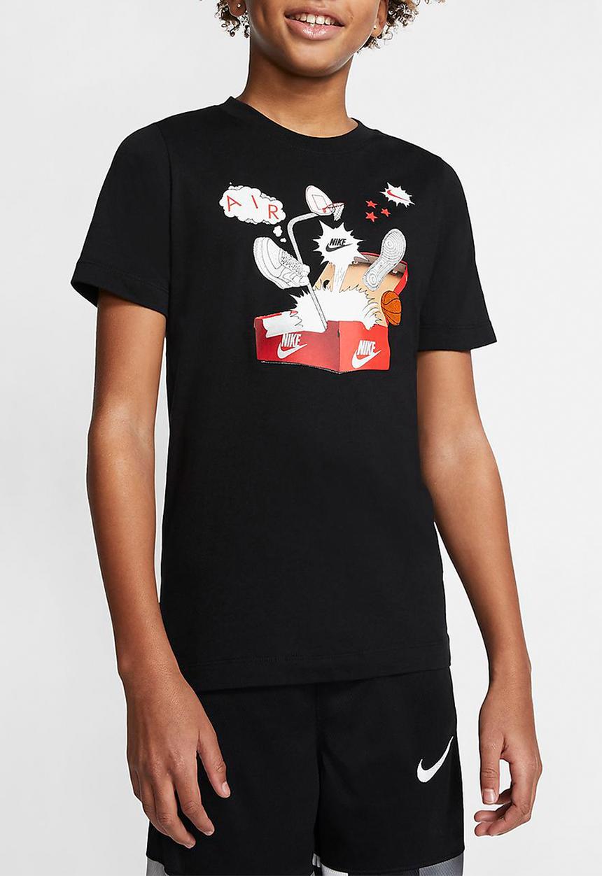 Nike - Boys nsw tee shoebox af1 - black