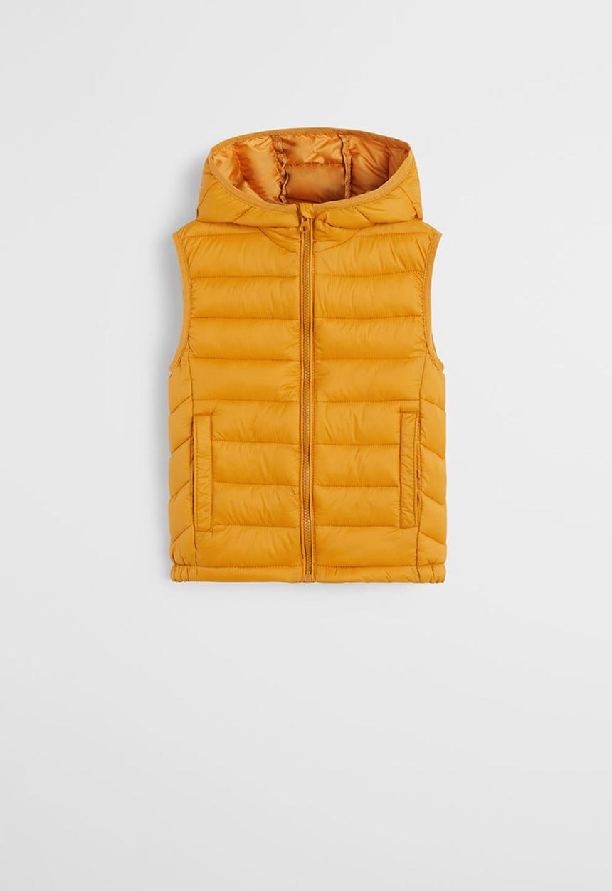 MANGO - Waistcoat unicovp - yellow 