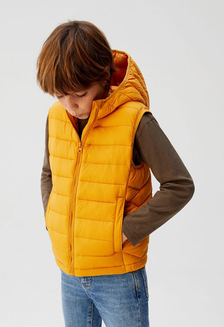 MANGO - Waistcoat unicovp - yellow 