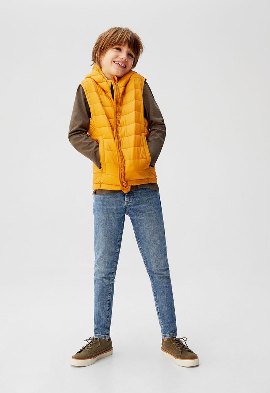 MANGO - Waistcoat unicovp - yellow 