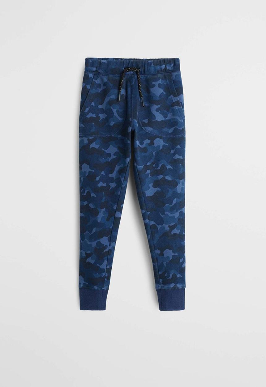 MANGO - Trousers fossil6 - navy