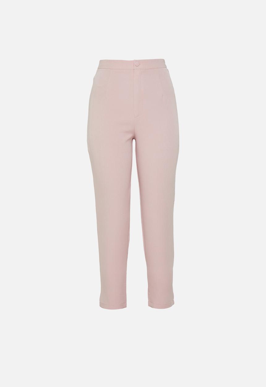 Missguided - Petite basic cigarette trousers - pink