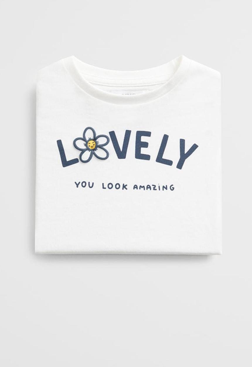 MANGO - T-shirt easy - white