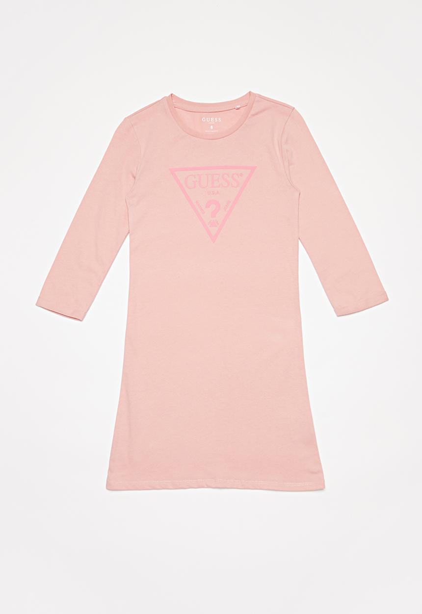 GUESS - 3 Quater Khloe core tri dress - pink