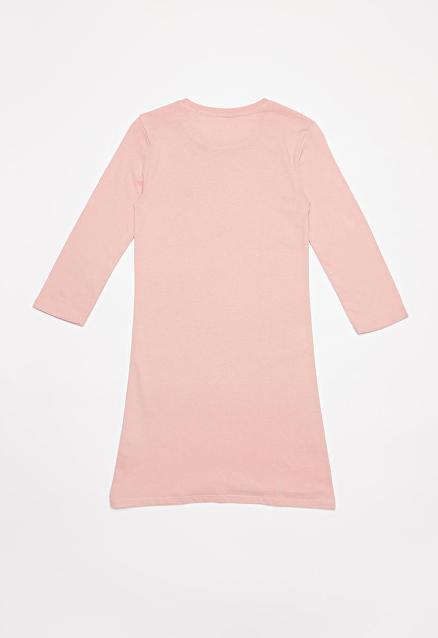 GUESS - 3 Quater Khloe core tri dress - pink