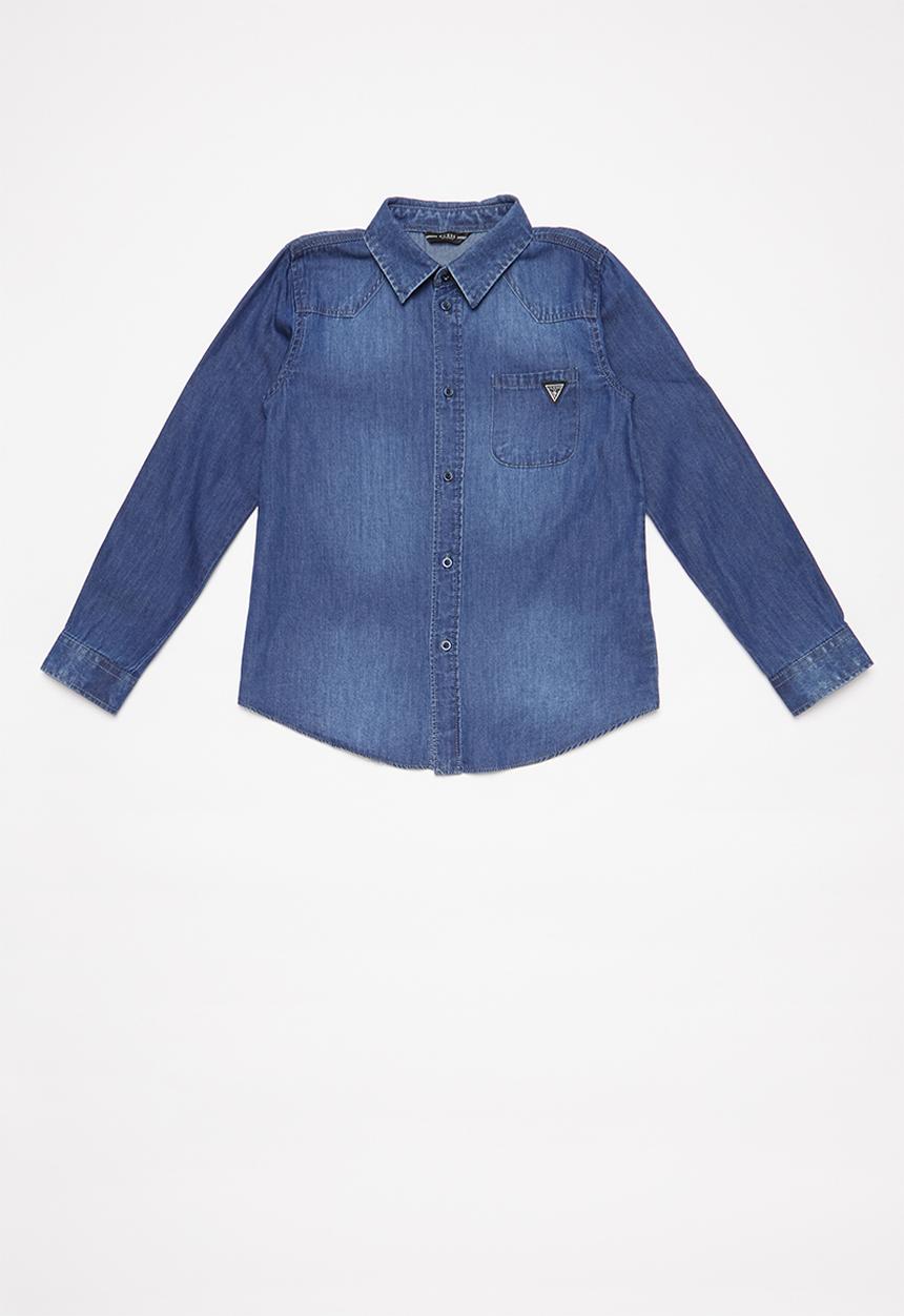 GUESS - Guess denim shirt - blue