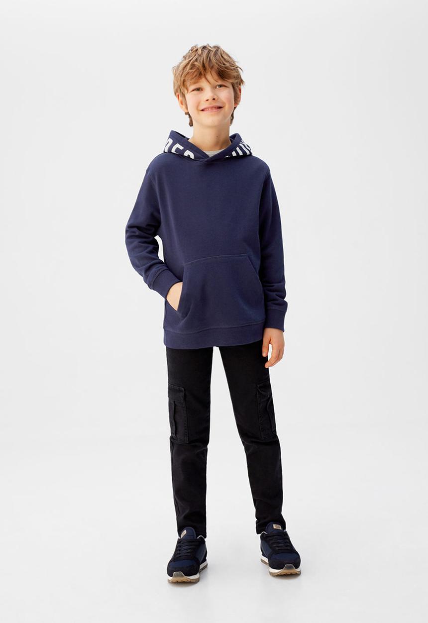MANGO - Sweatshirt skate - navy