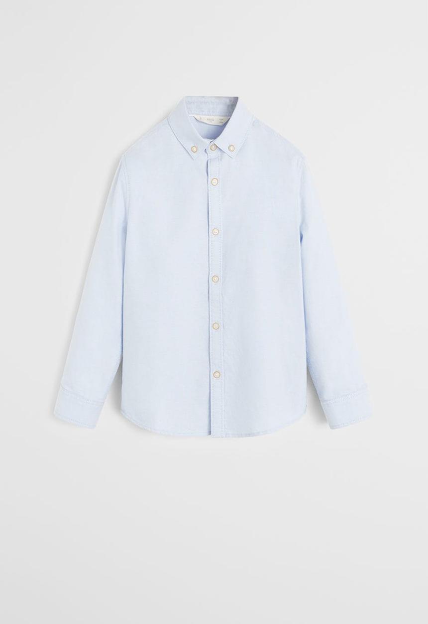 MANGO - Shirt oxford - blue
