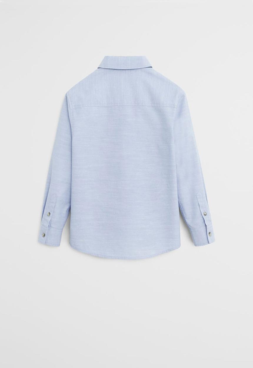 MANGO - Shirt & tie Stuart - blue 