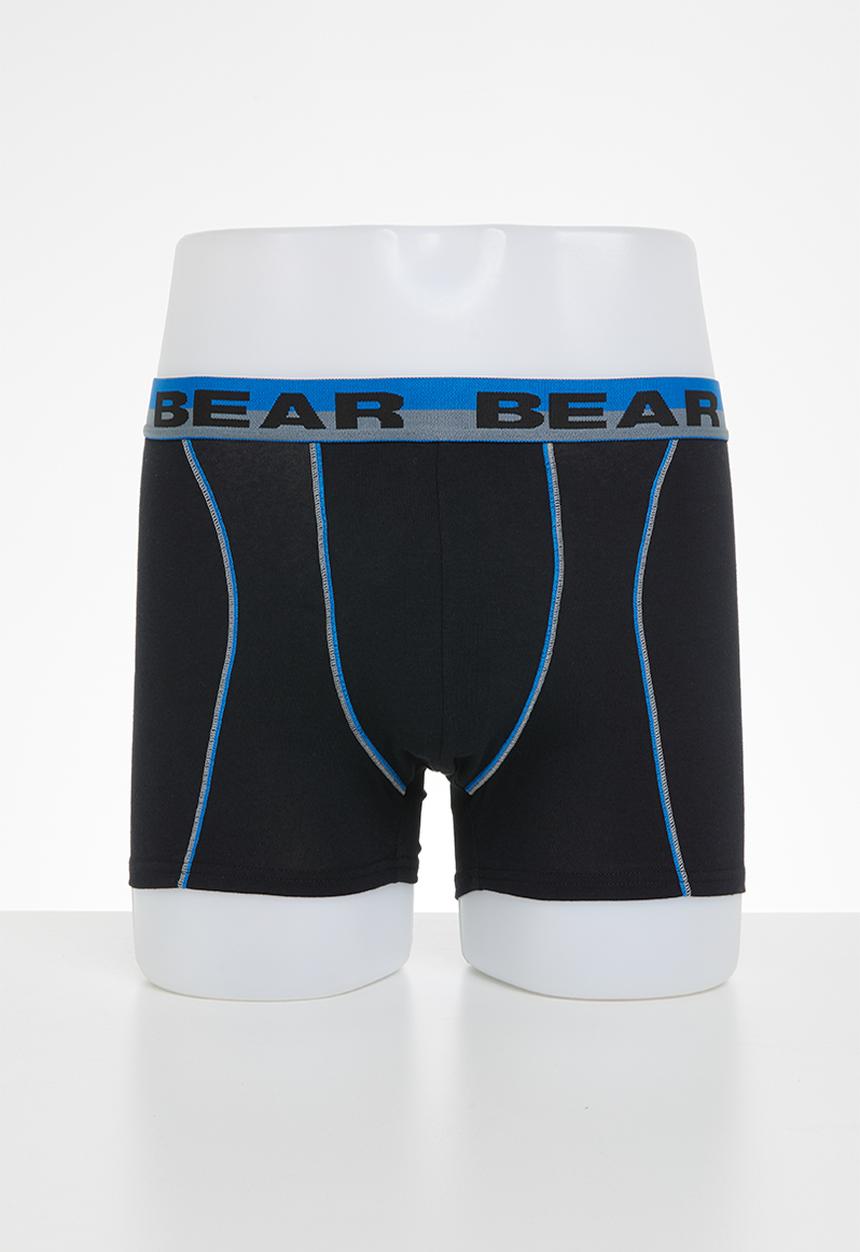 Bear - Bear 3 pack contrast cover seam boxer brief - multi 
