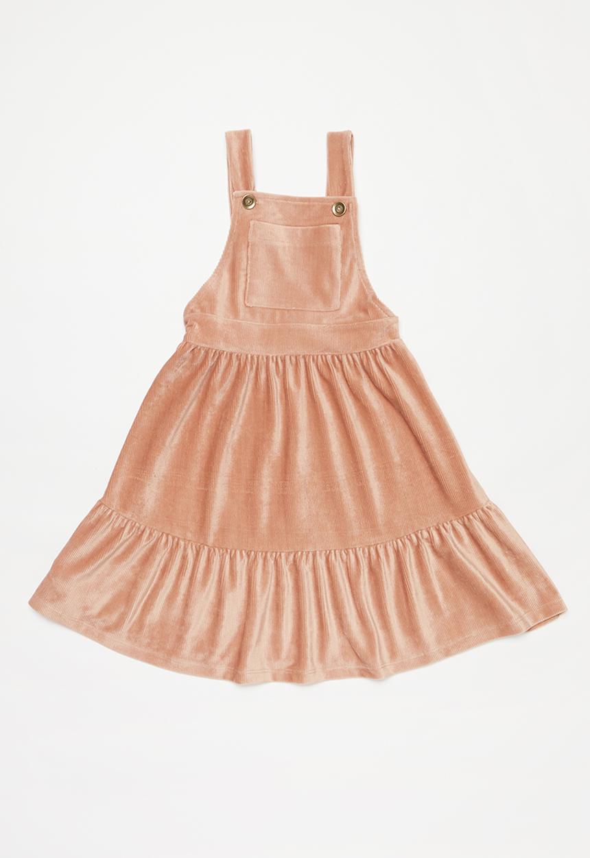 Superbalist Kids - Girls corduroy pinafore - pink