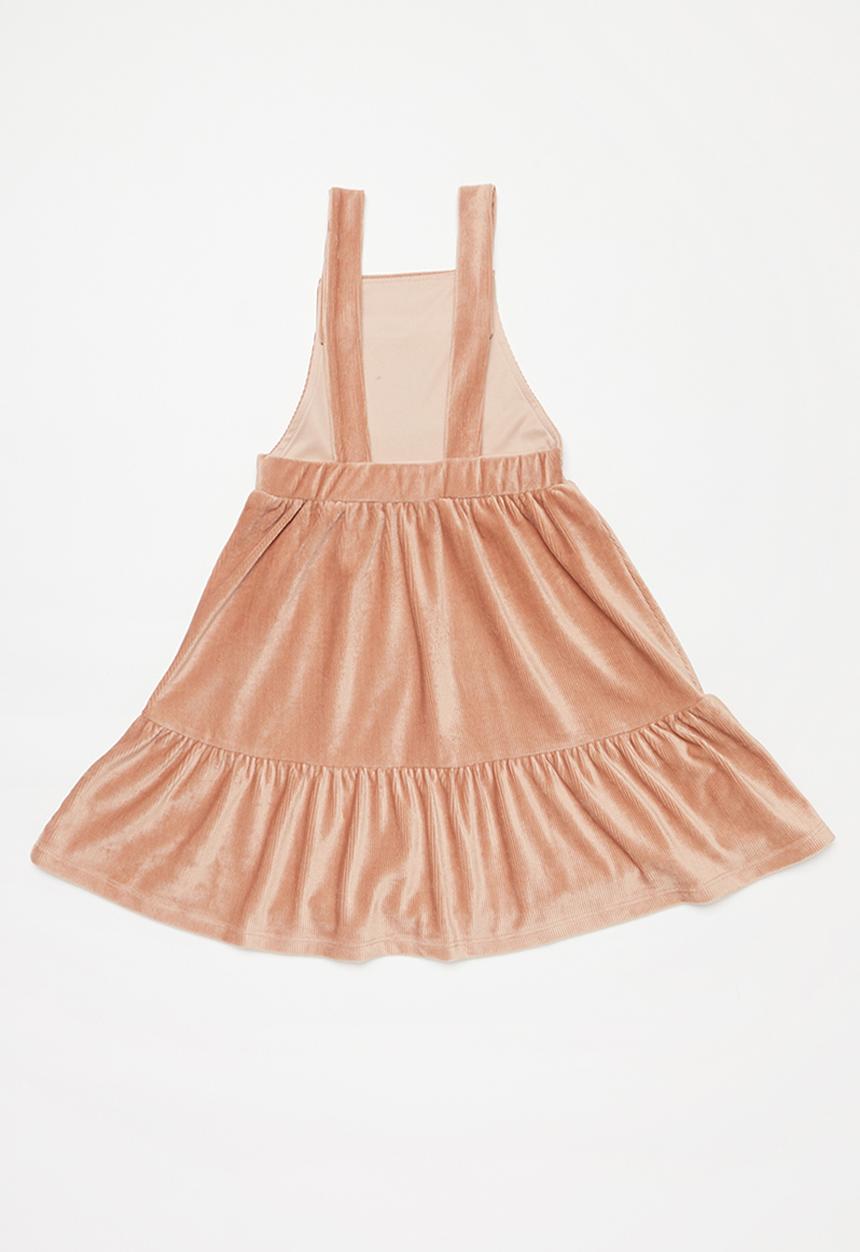 Superbalist Kids - Girls corduroy pinafore - pink