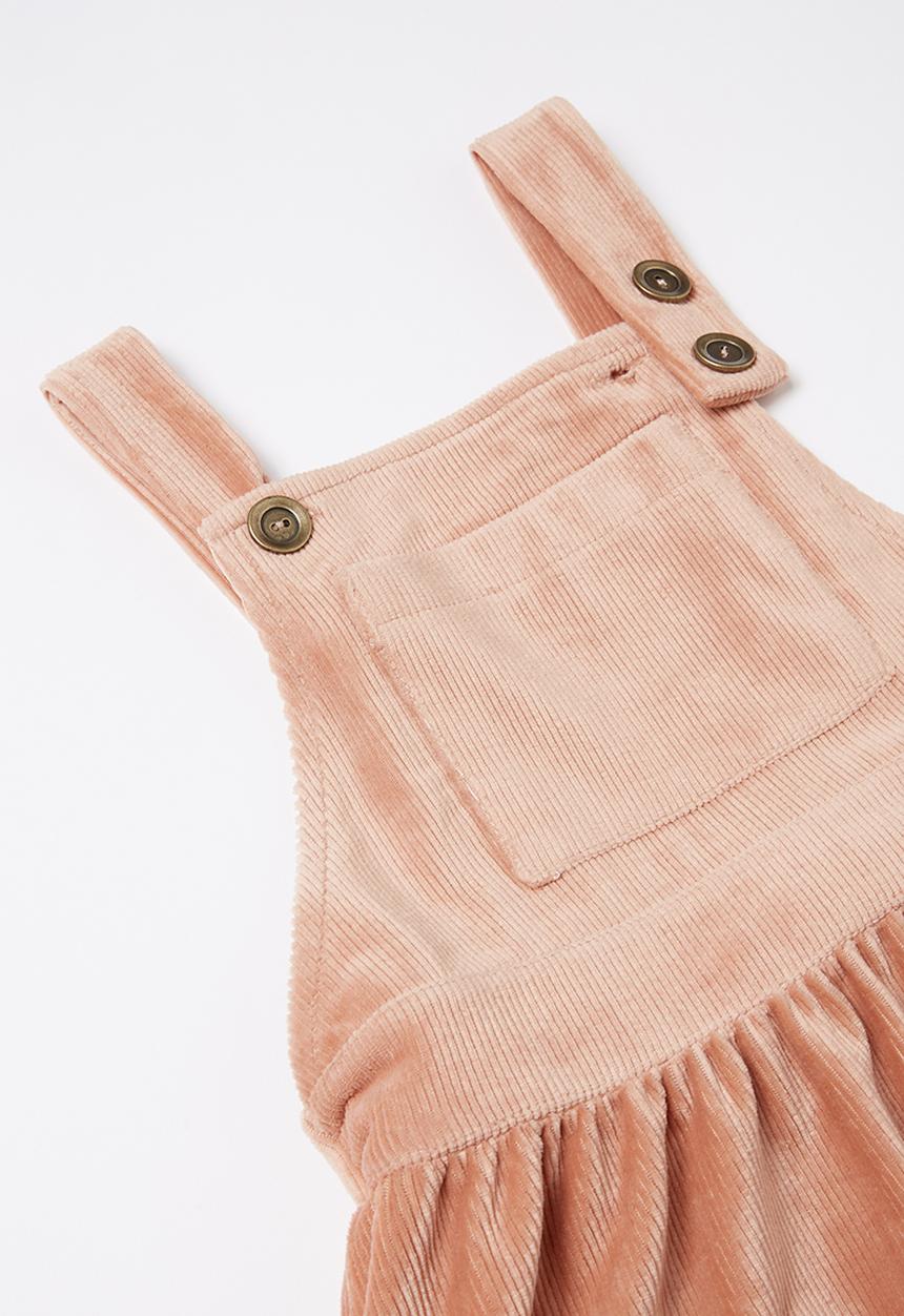 Superbalist Kids - Girls corduroy pinafore - pink