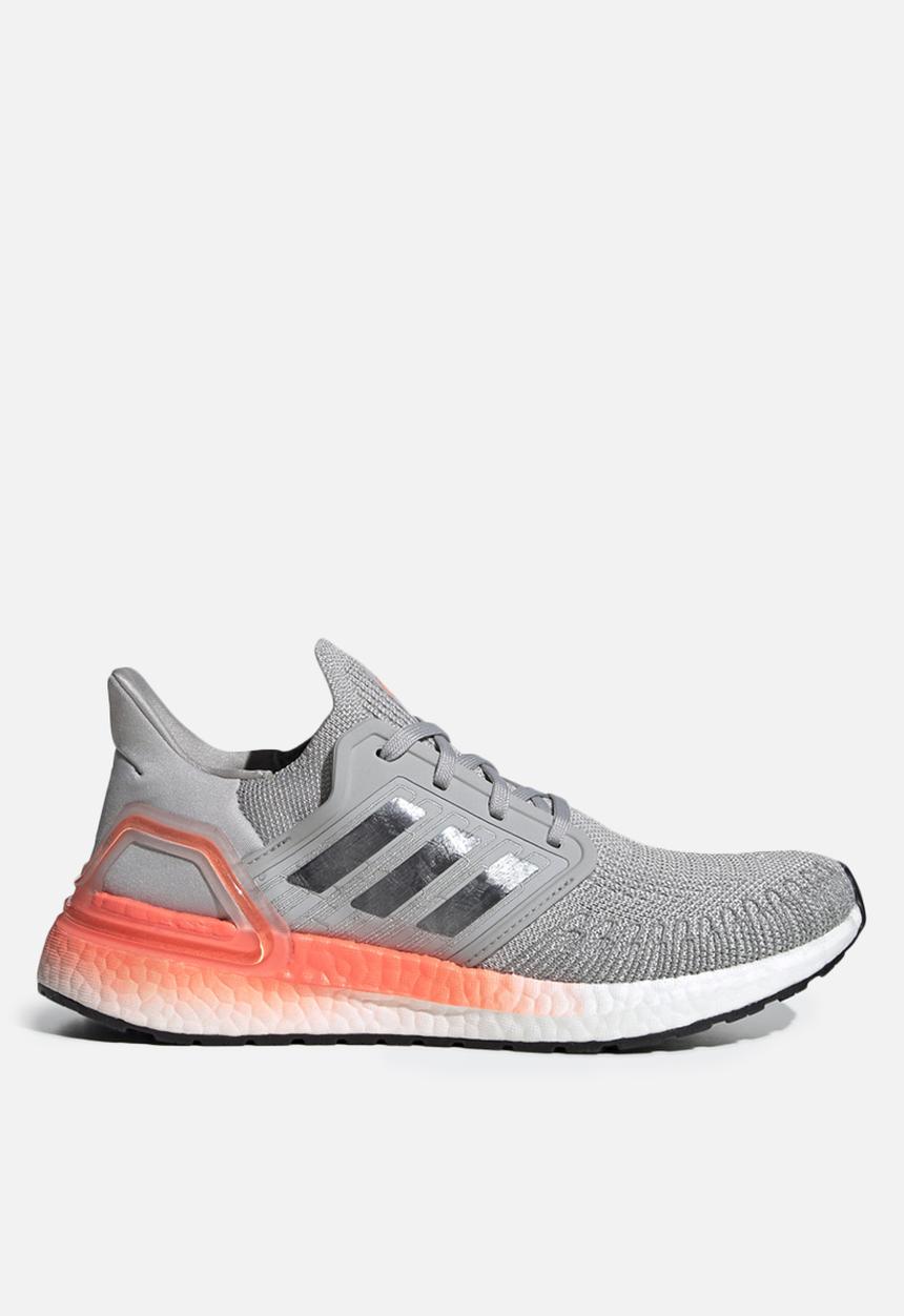 adidas Performance - UltraBOOST 20 w - grey / ngtmet / signal coral