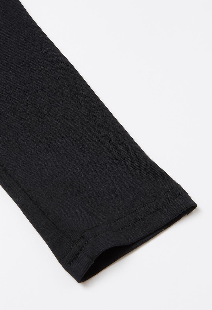 Rebel Republic - Girls 2 pack leggings - black & grey 
