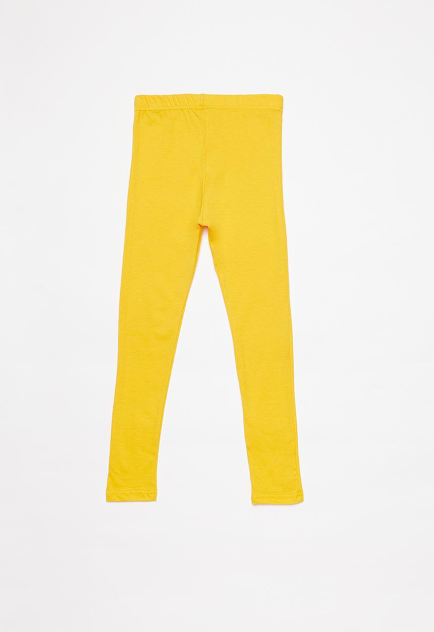 Pop Candy - 2 Pack leggings - grey & yellow